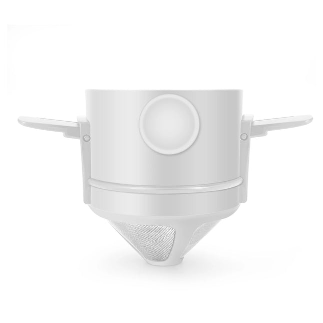 Folding Portable Hand Brewed Coffee Dripper Cone, for Drip Coffee and Tea with Stainless Steel Holder, No Filter Paper Ultra Fin