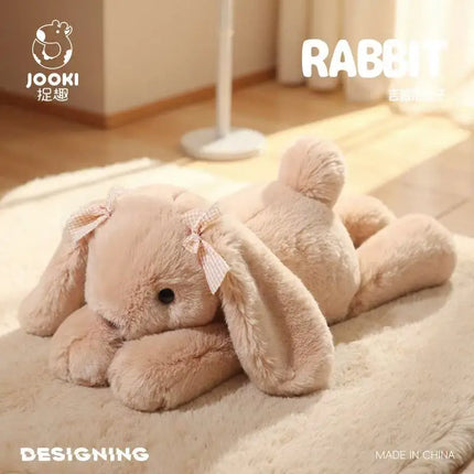 35cm New Simulated Shy Rabbit Doll Stuffed Plush Toy Cartoon Anime Cute Pillow Pillow Pillow Children's Birthday Gift Fun Doll