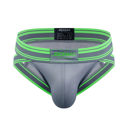 Jockmail Sexy Men Underpants Briefs  Breathable Innerwear Man Underwear Bikini Brief Cuecas Slips Men's Jockstrap Gay Panties