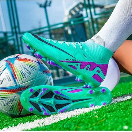 Men Football Shoes TF/FG Society Cleats Indoor Soccer Shoes Professional Football Field Boots Fast Unisex Sneaker Top Quality