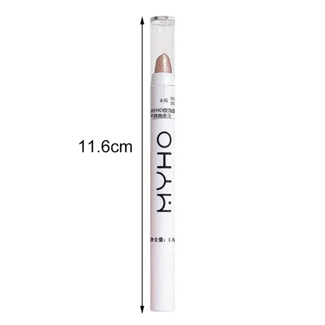 Matte Pearl White Eyeliner Pencil Lying Silkworm Eye Head Brightening Highlight Eyeshadow Stick Glitter Dazzling Effect Makeup