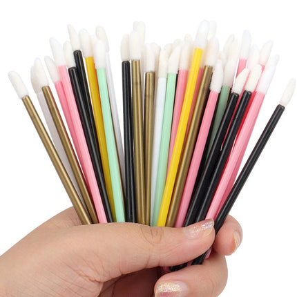100Pcs Lip Brush Eyelash Extension Brush Makeup Brushes For Lash Extension Mascara Applicator Lipstick Wands Cosmetic Tools