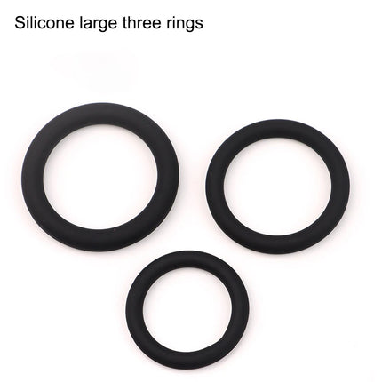 3/6Pcs Silicone Lock Ring for Men Ejaculation Delay Screw Eye Penis Ring Foreskin Hindrance Adult Sexual Health Product