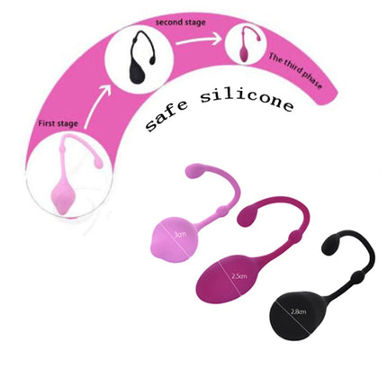 Silicone Smart Kegel Ball Ben Wa Vagina Tighten Exercise Vaginal Massager Geisha Egg Sex Toys for Women