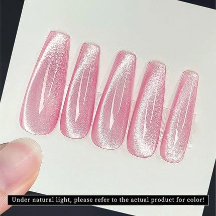 10ml Flamingo Red Magnetic Cat eye Gel Gemstone Glitter Cat Eye Gel Polish Semi-permanent UV LED Cateye Nail Varnish Manicure#GY