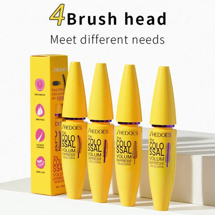 Mascara Lengthens Eyelashes Extra Volume Waterproof Natural Look Lashes Female Professional Cosmetics Makeup For Beginners