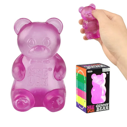Needoh Bear Squishy Fidget Toy Stress & Anxiety Relief Helps Improve Focus Perfect for Birthday Gifts & Desk Decor