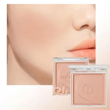 Pink Makeup Blush Palette Velvet Matte Light Shimmer Blusher Natural Cheek Contour Tint Peach Pink Rouge Cheek Contour Palette