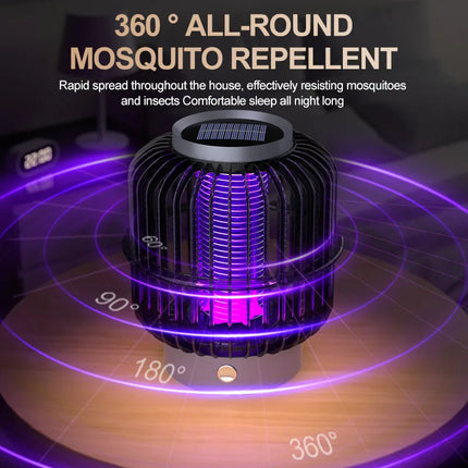 Electric Shock Mosquito Killer Home Dormitory Mosquito Catcher Solar Outdoor Camping Picnic Mosquito Killer Usb Charging Model