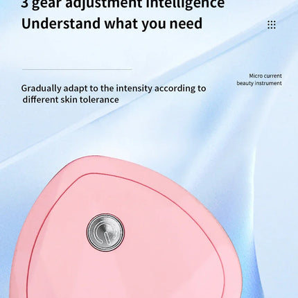 NEW Micro Current Beauty Device Mini Portable Face Lifting Roller Slimming Massager EMS Delicate Contour Firming Facial Care