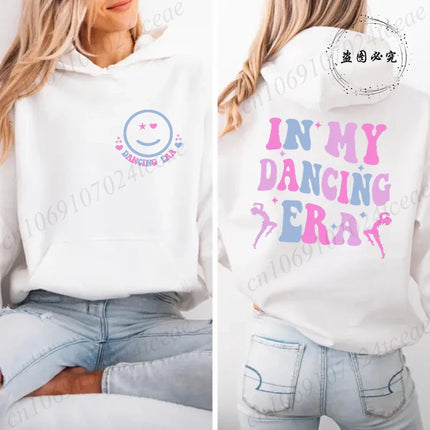 In My Dancing Era Printed Sweatshirts Women Zip Up Hoodie Sweatshirts Cozy Tops Women Hoodies Dance Girl Coats Sudadera Moletom