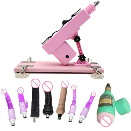 Powerful Vibrator Automatic Telescopic Sex Machine With Dildo Attachments Female Vagina Anal Masturbation Sex Toys For Women Men