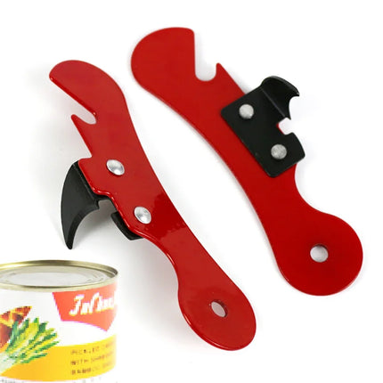 Multifunctional Stainless Steel Can Opener Portable Manual Safety Side Cut Bottle Opener Ergonomic Kitchen Tools Creative Gift