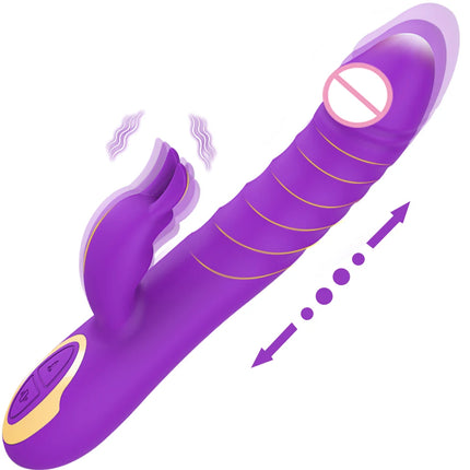 Thrusting Dildo Vibrator Adult Toys for Women Sex Toys Dildos Rabbit G Spot Vibrator Silicone Clitoral  Adult Sex Toy for Women