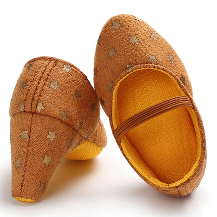 Spring Autumn Girl Baby Children's Shoes with Beautiful Bow Detail High Heels Design for Little Princess Footwear