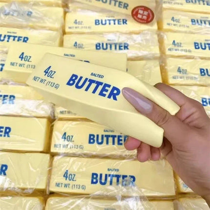 Butter Squishy Super Soft Food Squishy Toys Stress Relief Moist Squeeze Fidget Toy Butter Stick Chocolate Squish Toy Autism Gift