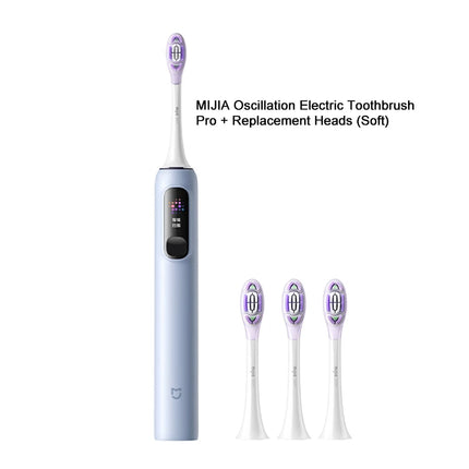 MIJIA Sonic Vibration Electric Toothbrush Pro,Smart 4 Modes, Long Battery Life, IPX8 Waterproof,LED Screen & Travel Lock