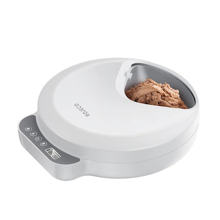 ROJECO 4 Meals Wireless Automatic Cat Feeder For Wet Dry Feeding Food Dispenser For Cats Dog Multifunctional Smart Pet Feeder