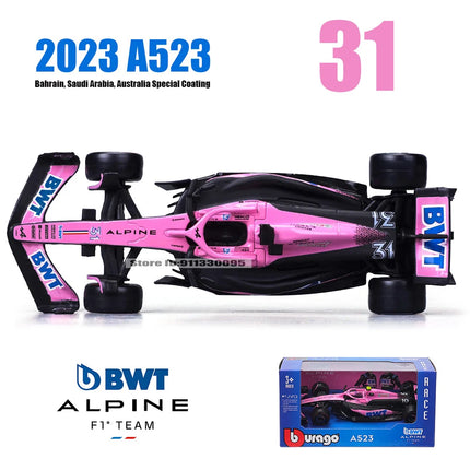 Bburago 1:43 F1 Red Bull Ferrari Mercedes Benz Aston Martin McLaren Alfa Romeo alloy luxury car die cast car model toy series