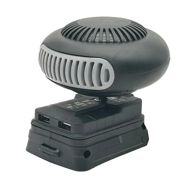 Portable Lithium Electric Power Warm Air Blower Fan Heater Hot & Cold Wind Dual Mode for Makita for Bosch for DeWalt for Milwaukee