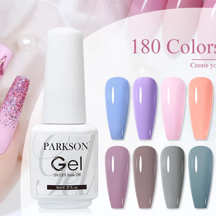 Parkson 12ML Nail Gel Polish HEMA TPO FREE Full Coverage 279 Color Gel Pigment Professional Nail Art Long Lasting Gel Varnish