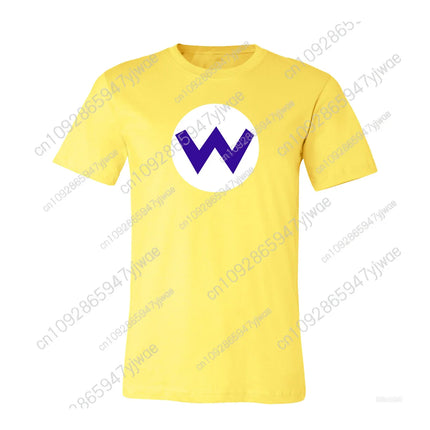 Mario Luigi Game Themed t-Shirt Retro Game Gift Top High-Quality Breathable Tee Cosplay Clothing Summer Men's women's T-shirts