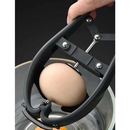 Automatic Egg Cracker Stainless Steel Egg Separator for Raw Egg White Separator Egg Opener Easy Eggshell Cutter Kitchen Gadget