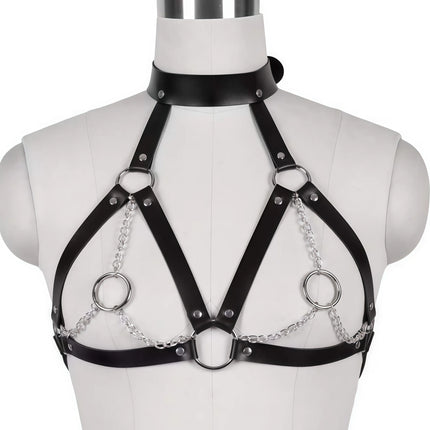 Bdsm Bondage Women Sexy Body Harness Belt Sex Toys SStraps Lingerie Chest Harness Leather Lingerie Gothic Fetish Women Clothing