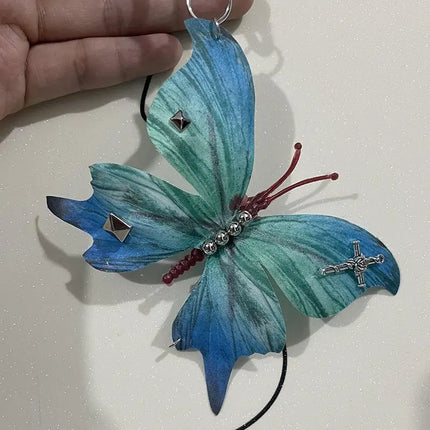Exquisite Phalaenopsis Orchid Lily Keychain Creative Simulation Flower Bag Pendant Fashion Backpack Decoration Accessories Gifts