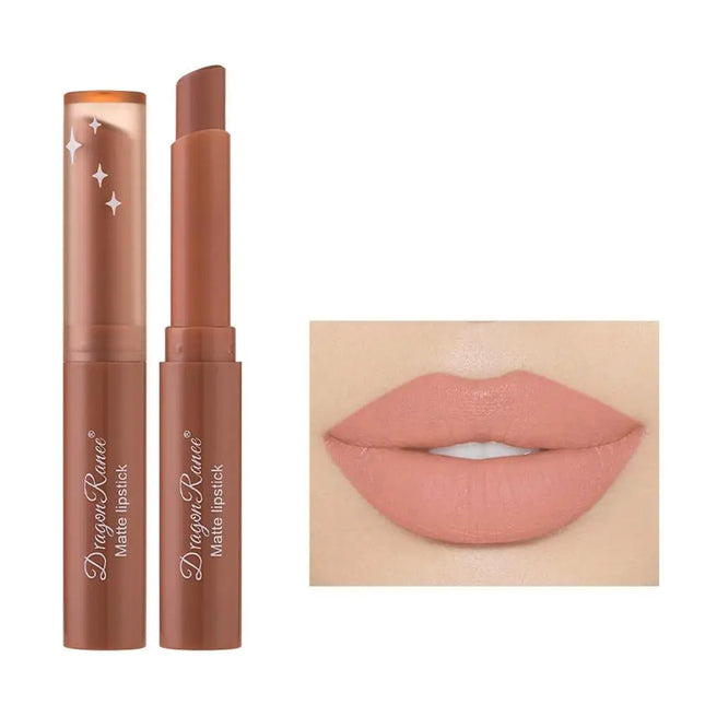 Matte Velvet Lipstick Waterproof Long-lasting Liquid Lipstick Women Smooth and Pigmented Non-Stick Moist Lip Tint