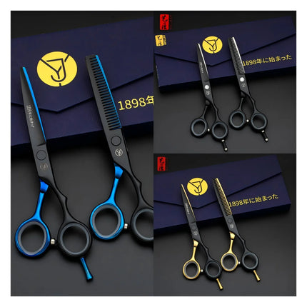 The 6-inch black and blue dual blade handle is ergonomically designed for greater comfort and ease of use, making it suitable fo