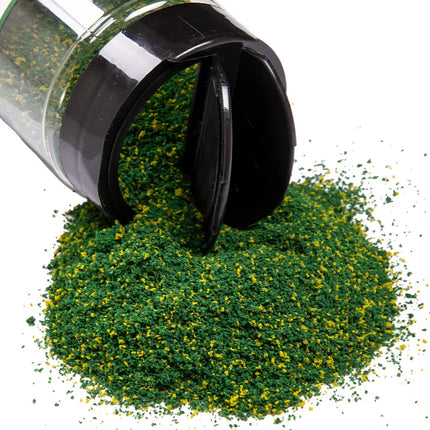 500ml/Bottle Simulation Tree Powder Model Turf Flock Lawn Nylon Grass Powder Train Building Miniature DIY Scene Making Material