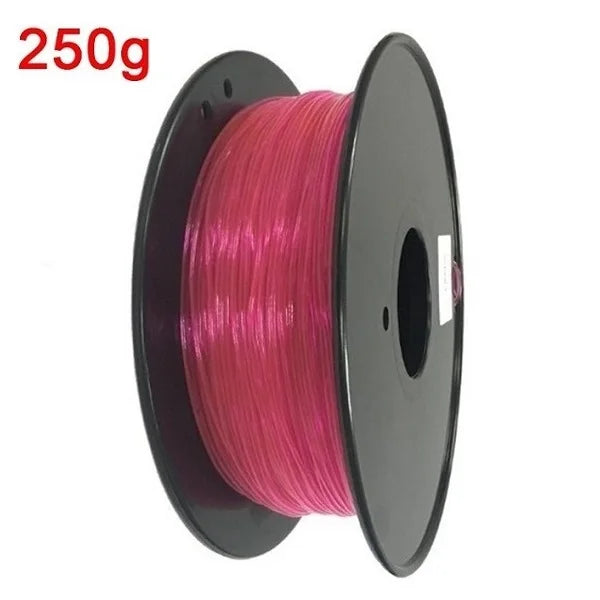 Flexible Filament Transparent TPU 1.75mm 1kg 500g 250g Fit FDM 3D Printer Material 95A Soft TPU Filament Clear Blue Green Red