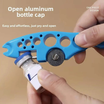 1Pc Nurse Ampoule Bottle Opener Creative Handle Cutting Device Medical Grinding Wheel Bottle Breaker Medical Tool