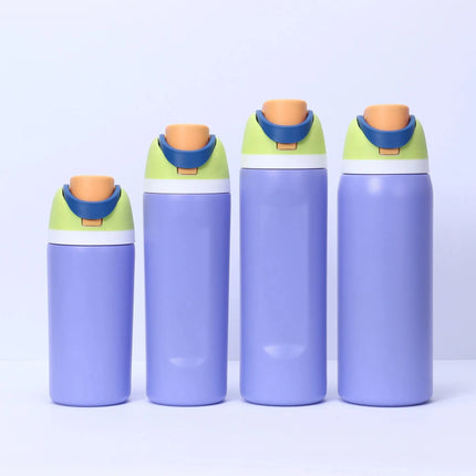 Portable Double-Sided Sport Water Fruit Cup Large Capacity Vacuum Insulated Stainless Steel 304 Two-Way Drinking Insulation Cup