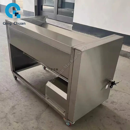 Potato Peeling Cleaning Machine Commercial Radish Brush Clean Machine Stainless Steel Carrot Washing Lotus Root Peel Machine