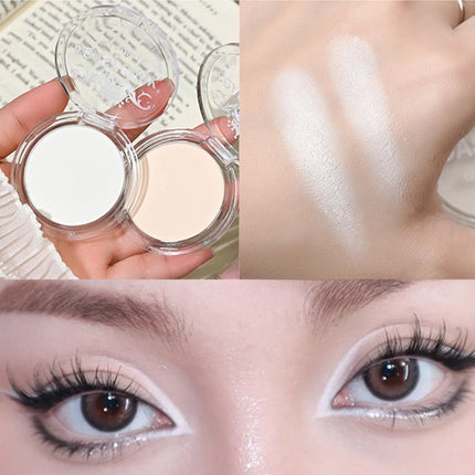 Single Matte Highlighter Palette White Beige Face Nose Brighten Contour Makeup Tea Brown Eye Shadow Lying Silkworm Rouge Powder