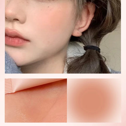 Monochrome Liquid Blusher Lightweight Color Rendering Natural Brighten Matte Rouge Blush Waterproof Facial Contouring Cosmetics