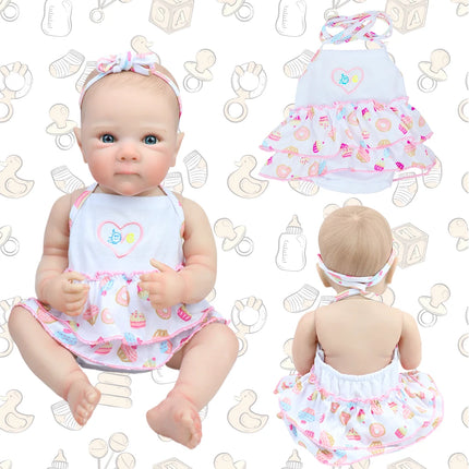 New Doll Clothes Suits Fit for 48-50CM Baby Doll 18-20inch Reborn Baby Doll Clothes Accessories Clothes Suit for Generation Doll
