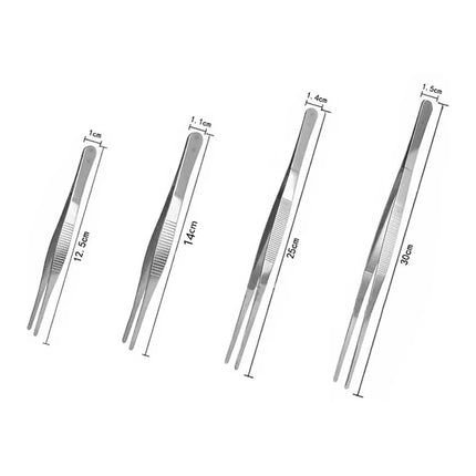 Multifunction Barbecue Tongs Stainless Steel Food Tongs BBQ Clip Kitchen Gadgets Cooking Tweezers Buffet Tool CFQJ006