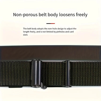 Casual Men's Nylon Belt Woven Canvas Breathable Automatic Buckle Belt For Men Outdoor Sports Strap Fashion Jeans Belt