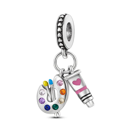 925 Sterling Silver Charms Mother Girl Boy Family Life Pendant Beads Fit Original Bracelet Necklace Diy Charm Women's Party Gift