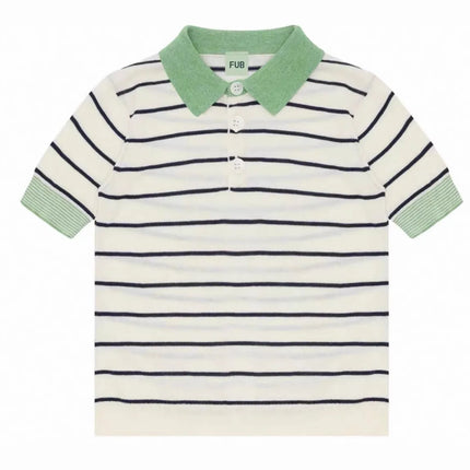 Children's Tops 2026 SS New Arrival Ins Style Popular Children's Clothing FUB Boys and Girls Knitted Collared Polo Shirt