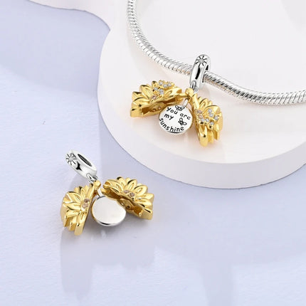 Original Charms Beads 925 Sterling Silver Golden Leopard Firefly Butterfly Hot Air Balloon Beads Fit DIY Bracelet Fine Jewelry