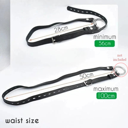 Chastity Cage PU Leather Anti-off Auxiliary Belt Anti-off Male Penis cage Adjustable Rope Chastity Lock Accessories sexyshop