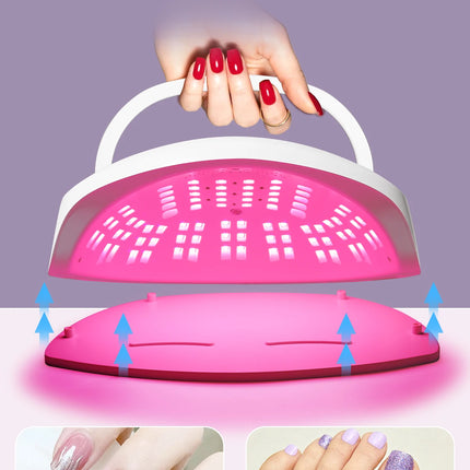 380W UV LED Lamp for Nail  84 LEDs Nail Dryer with Auto Sensor Quick-drying Manicure Lamp for Curing Nail Polish Nail Art Tools