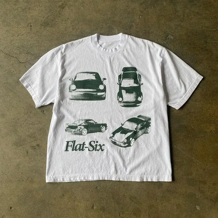 Men Summer Y2K Kawaii Oversized T-Shirt Women Cotton Retro Print Loose Fit Funny Graphic Tee Unisex Matching Trendy Street wear