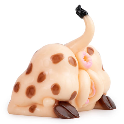 LUUK Lifelike Animal Big Ass Male Masturbator with Pocket Pussy Vaginal Anal Silicone Butt Torso Stroker Adult Sex Toy for Men