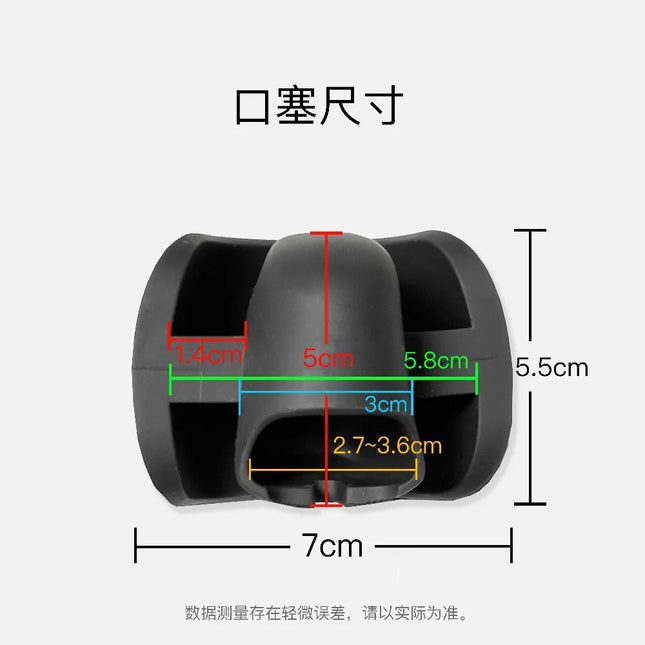 BDSM Silicone Mouth Gag, Bondage Mouth Belt Gag for Women and Couples, Extreme Sex Toy, Female Sex Toys for Women Adult Product