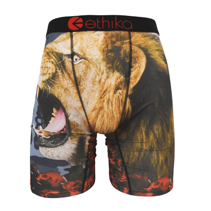ETHIKA 1Pcs Men Underwear Boxers Breathable Mesh Crotch Man Underpants Plus Size L-3XL Mens Panties Printed Men's Boxers Briefs